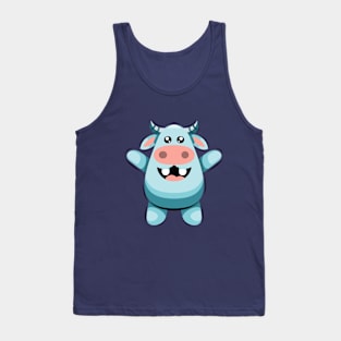 Cute Fun Moo Tank Top